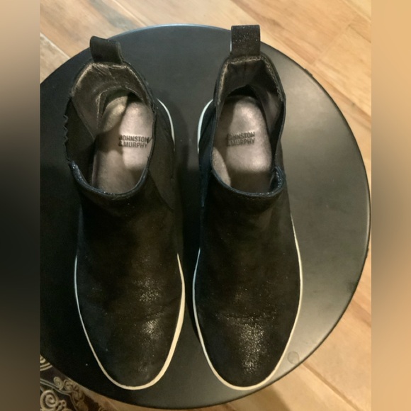 Johnston & Murphy black leather shoes 7.5 M - Picture 6 of 10